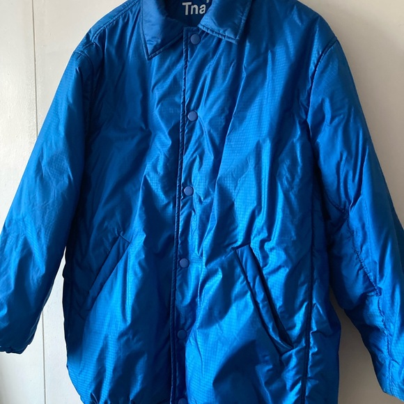 TNA Jackets & Blazers - Tna Women's Blue Coach Jacket
